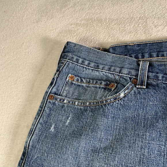 Vintage Levis 505 Jeans Mens 44x29 Blue Regular Fit Straight Denim Medium Wash - Picture 4 of 13